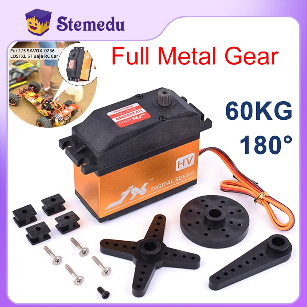 Rc Helicopter Servo - JX PDI-HV2060MG 60KG alto par 180