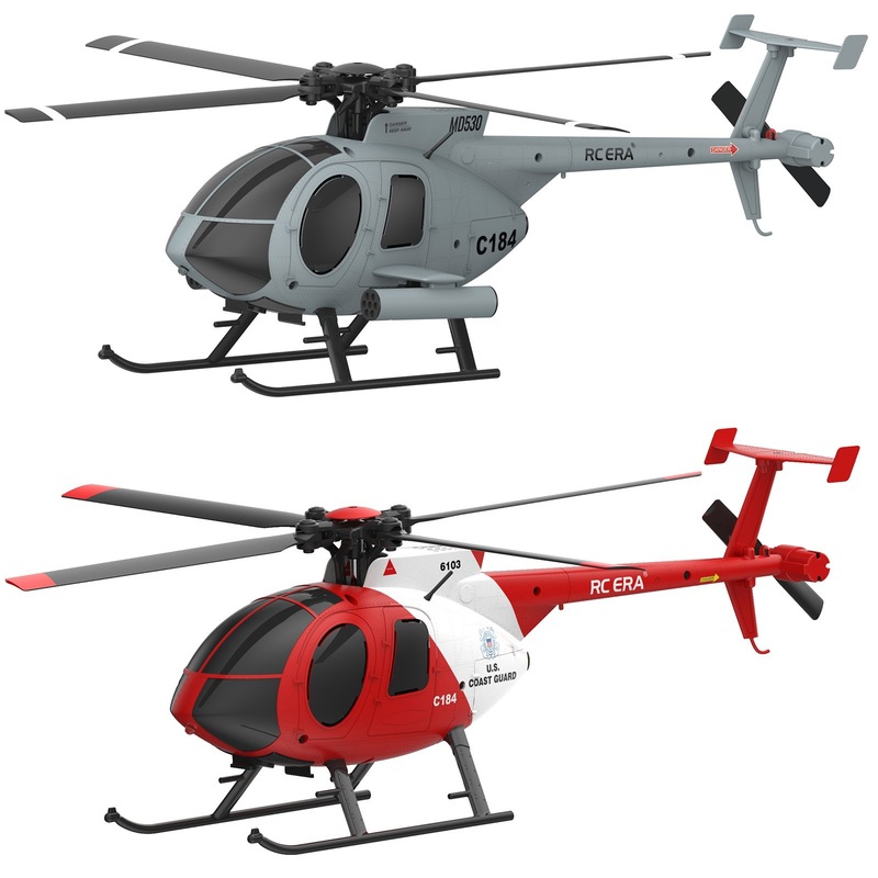 Rc Helicopter Single Rotor - Helicóptero RC RCERA C184 de 6