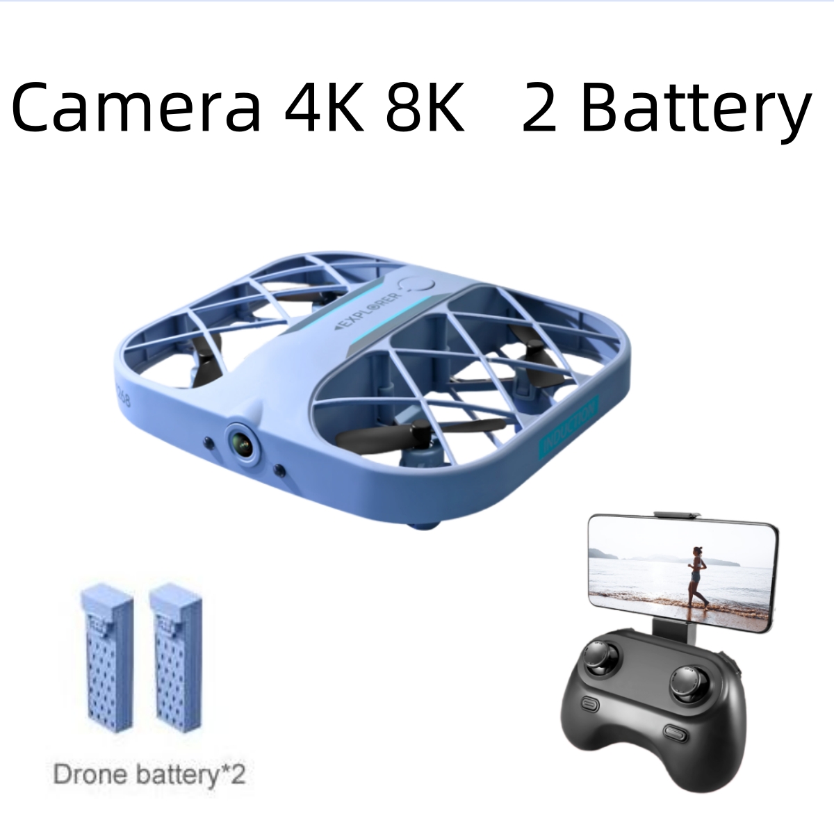 Rc Helicopter Case - Dron JJRC H107 FPV RC con