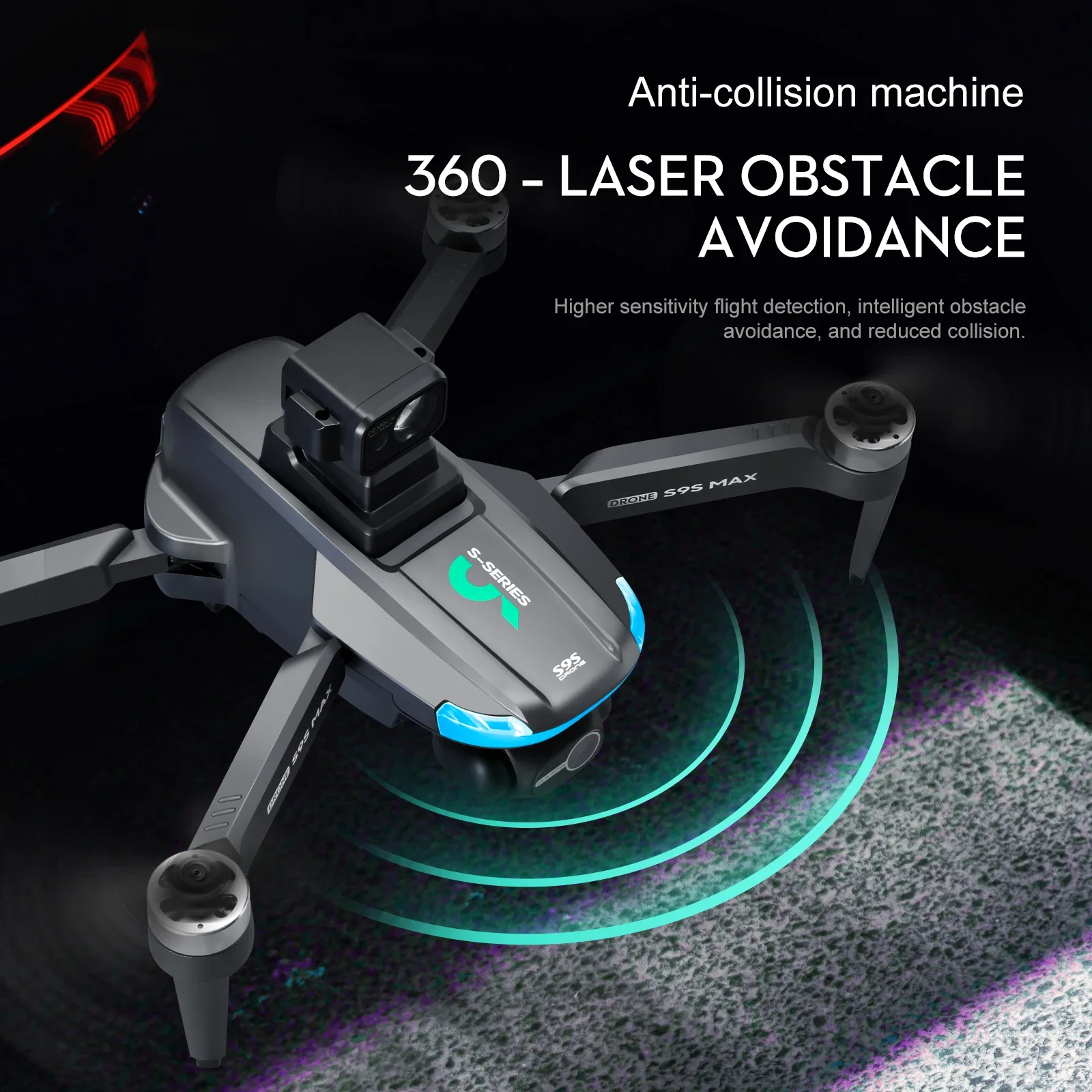 Nuevo S9S MAX MINI Drone 4K 2  - Rc Helicopter Case reseña y precio