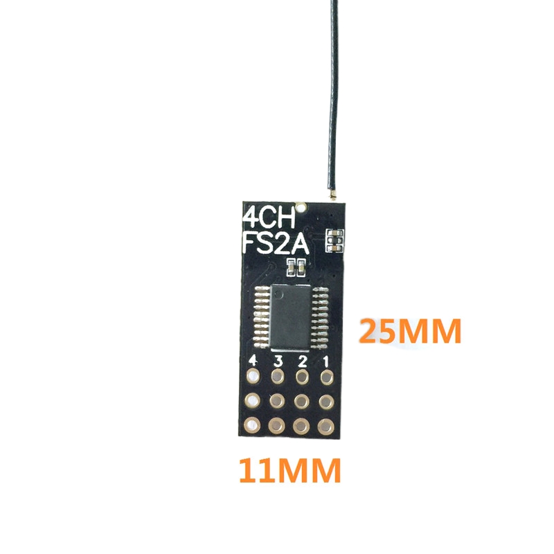 Receptor Flysky FS2A Mini 4CH  - Rc Helicopter Remote Control reseña y precio