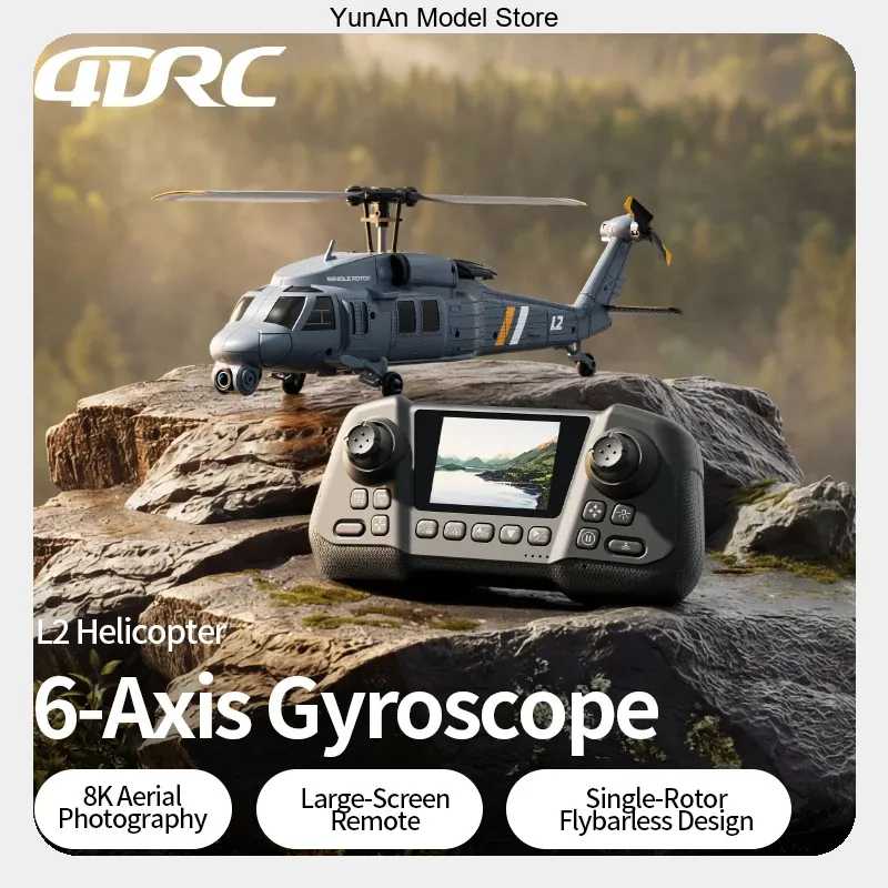 Helicóptero RC 4DRC L2 8K UHD  - Rc Helicopter Gyro reseña y precio