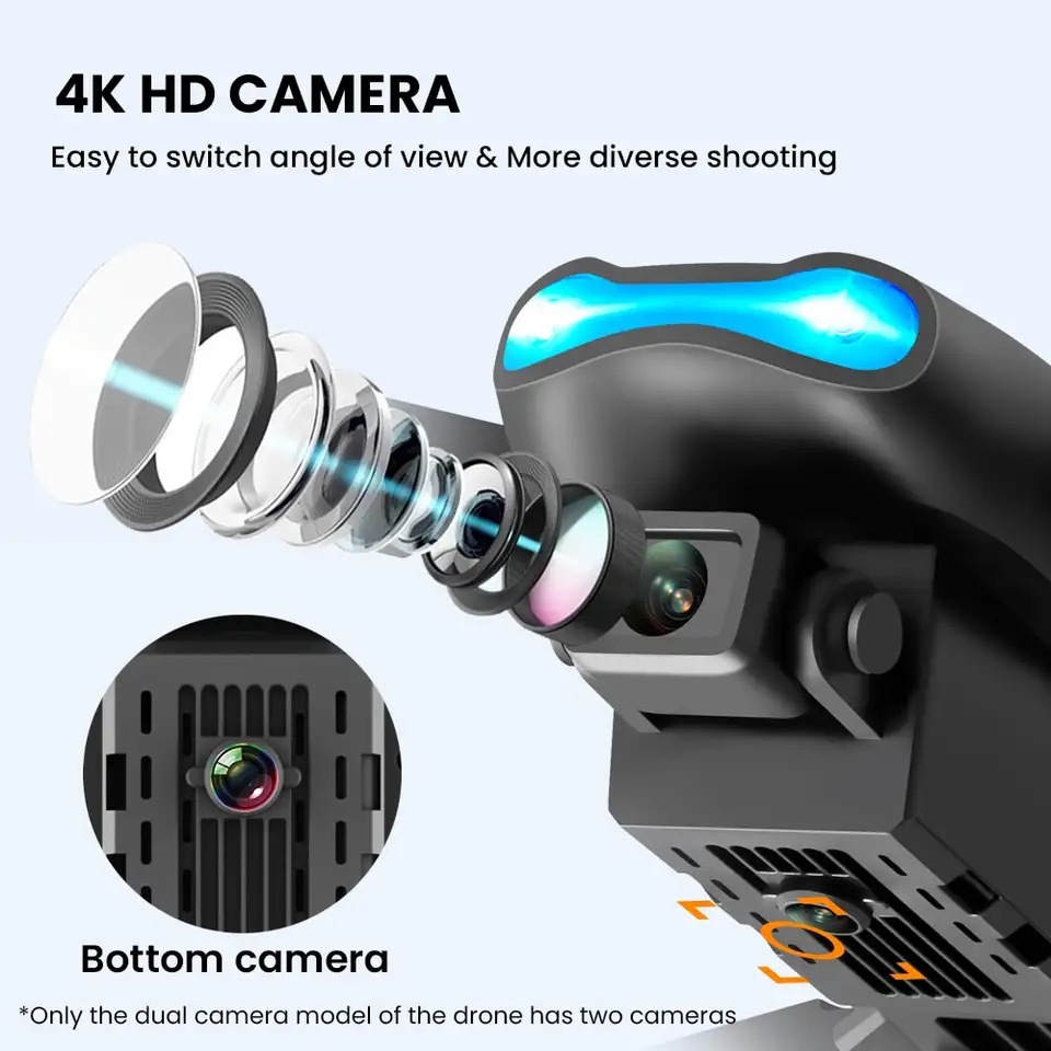 Nuevo Mini drone E99 4K WIFI H - Rc Helicopter Gas reseña y precio