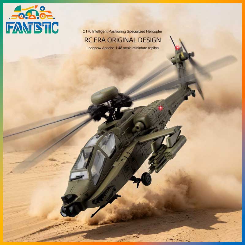 Helicóptero RC Era C170 Ah 64d - Rc Helicopter Single Rotor reseña y precio