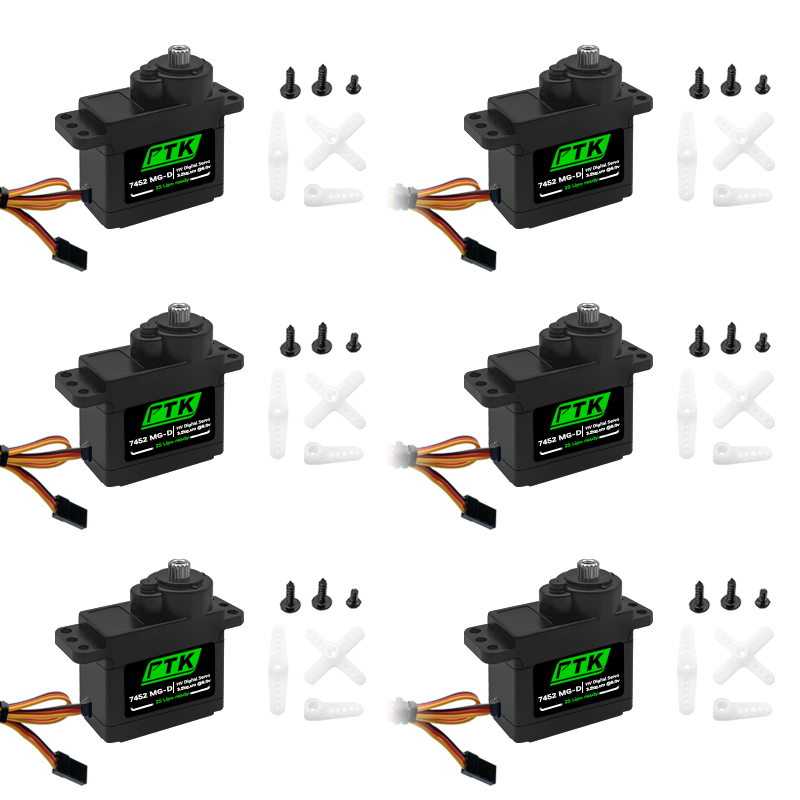 Servo Digital PTK 7452 MG-D 9g - Rc Helicopter Servo reseña y precio