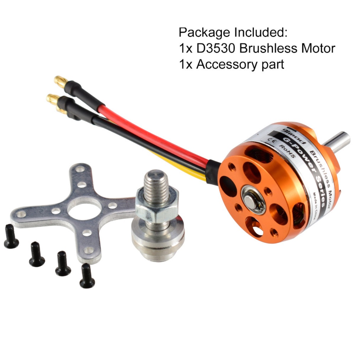 Motor sin escobillas D3530 de  - Rc Helicopter Mini reseña y precio
